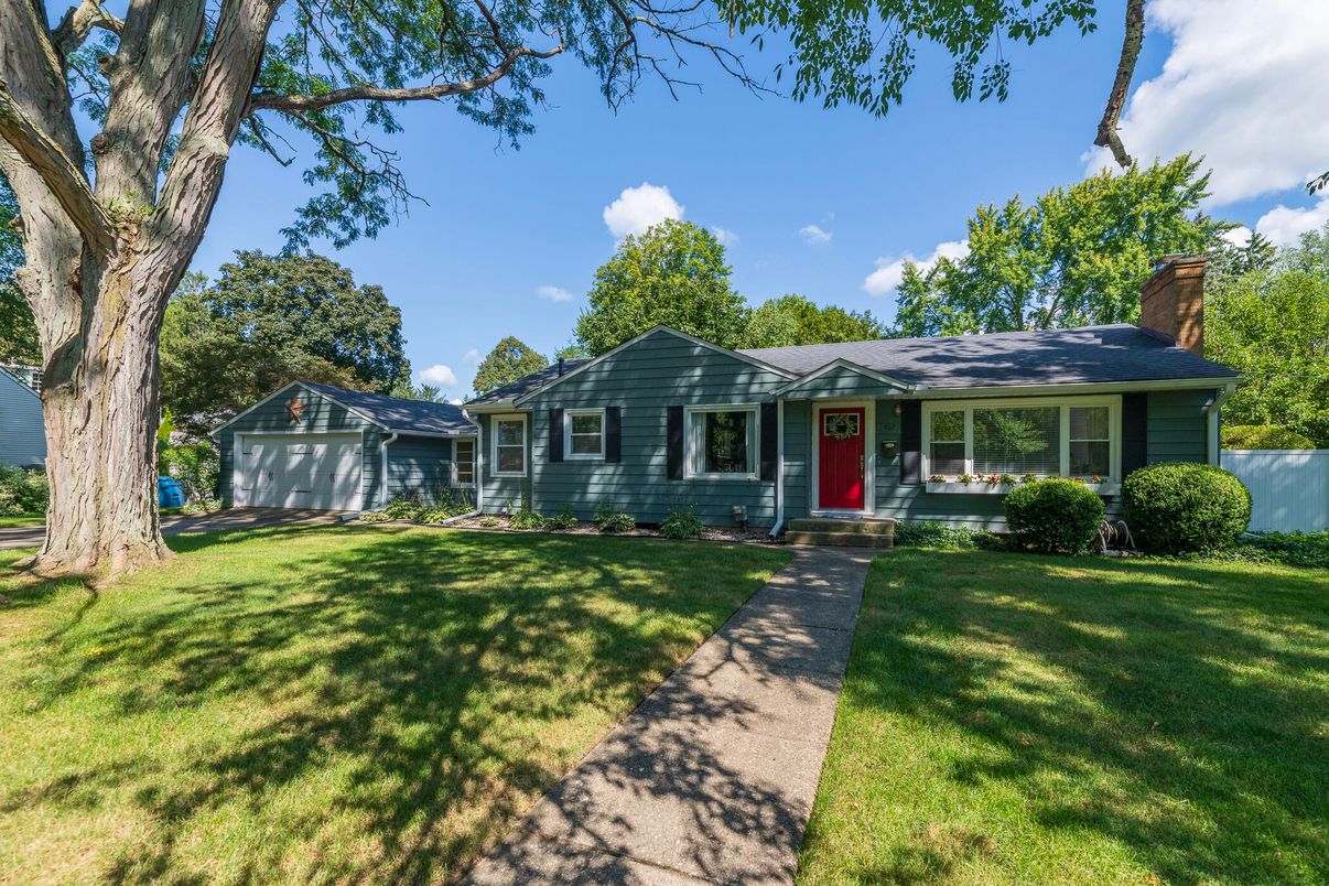 Backyard, Detached Garage, Exterior, Facade, Ranch