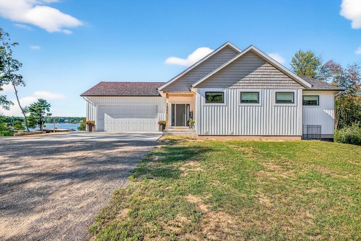 Attached, Backyard, Exterior, Facade, Farmhouse