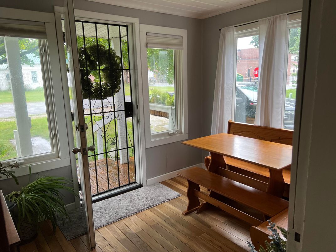 Dining room, Interior, Wood Texture Flooring
