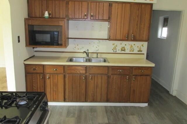 Interior, Kitchen, Wood Texture Flooring