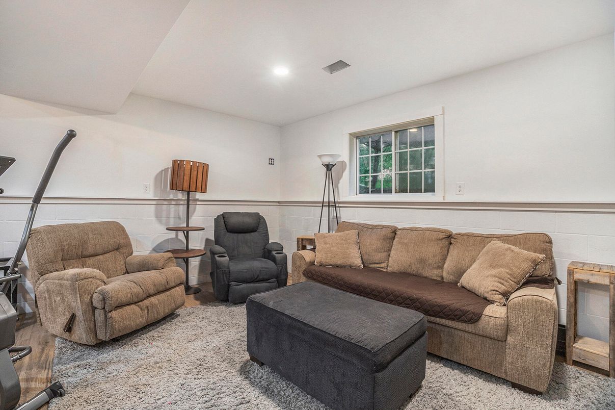 Interior, Living room, Recessed Lighting