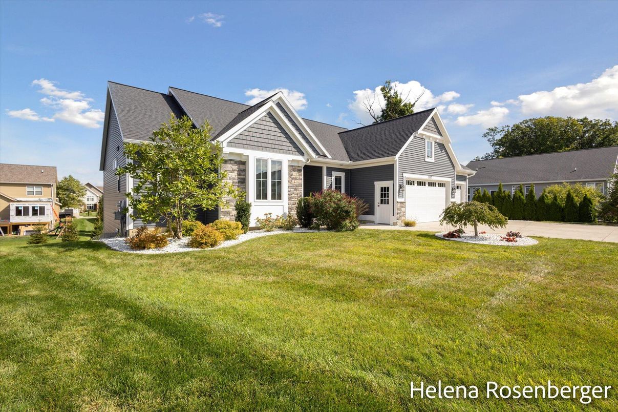 Attached, Backyard, Exterior, Facade, Farmhouse
