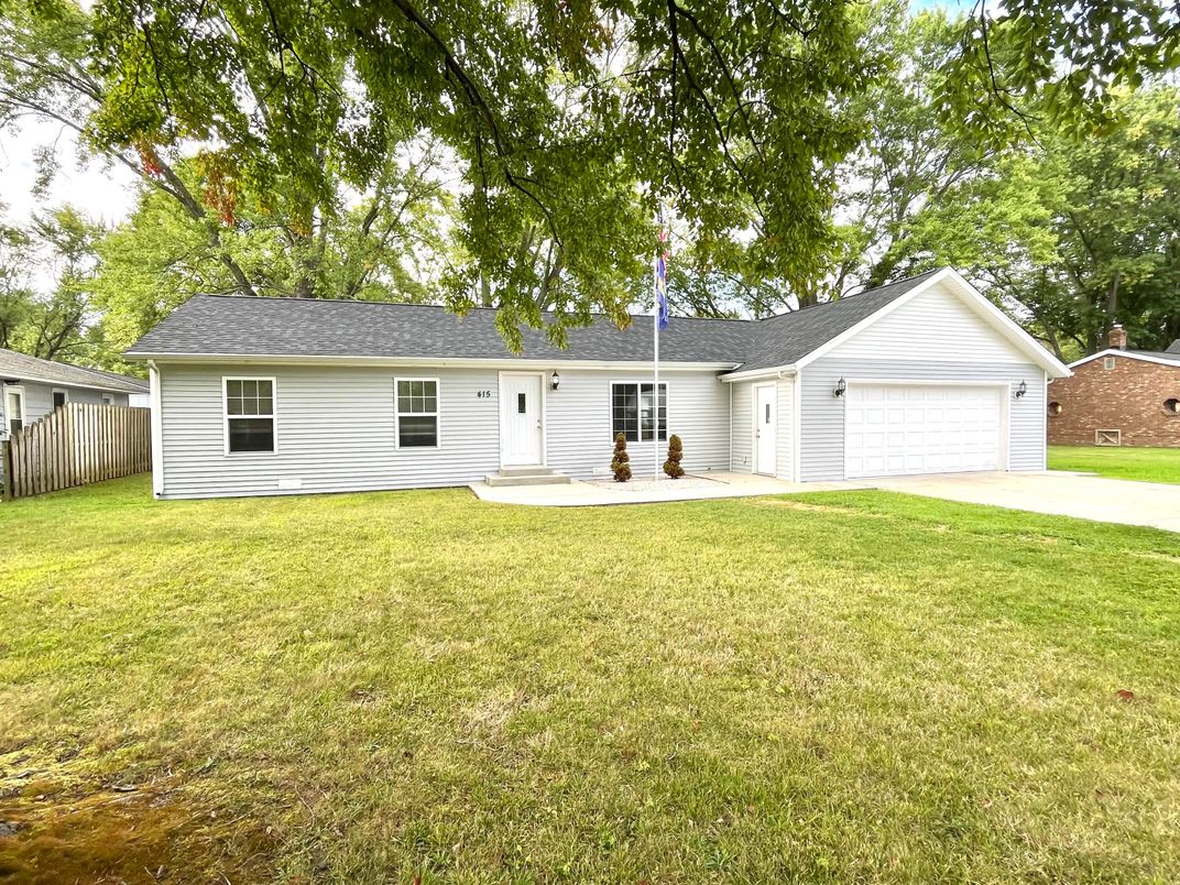 Attached, Backyard, Detached Garage, Exterior, Facade, Ranch