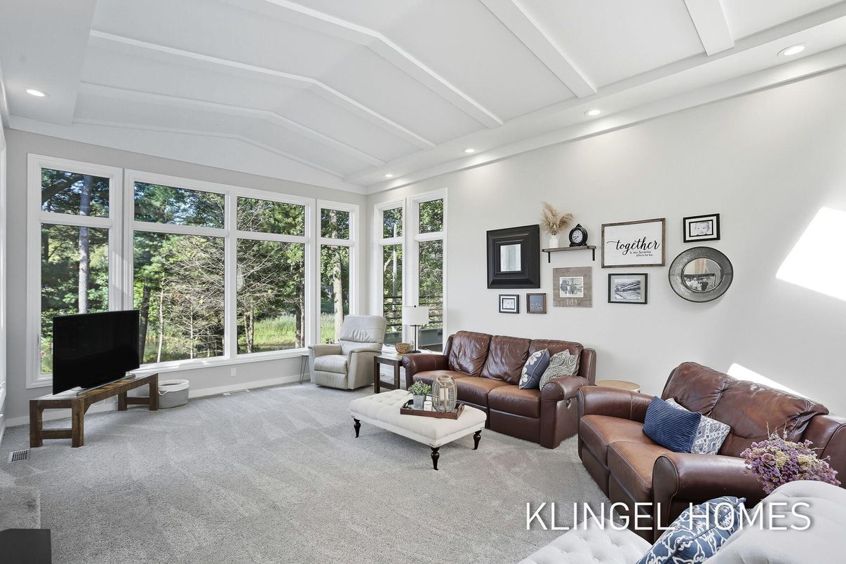 Interior, Living room, Recessed Lighting