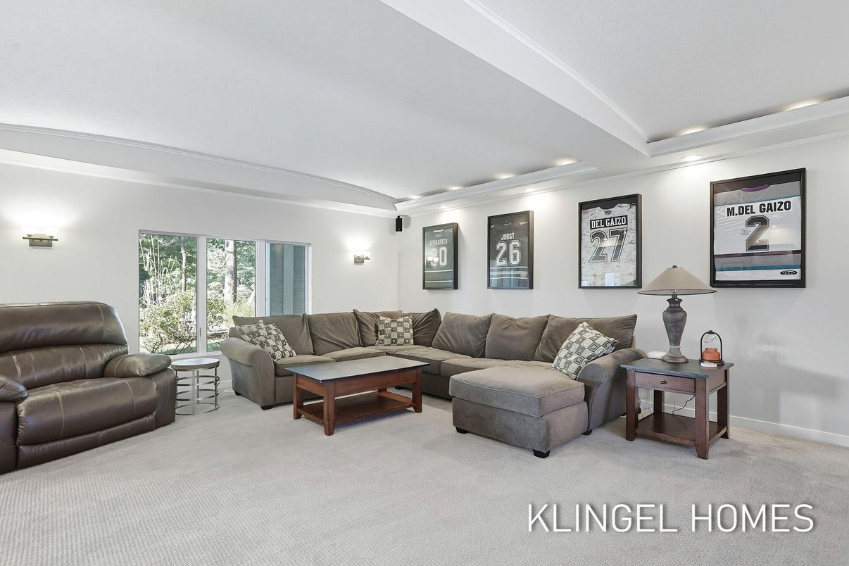 Interior, Living room, Recessed Lighting
