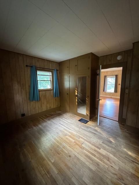 Empty room, Interior, Wood Texture Flooring, Wooden Walls