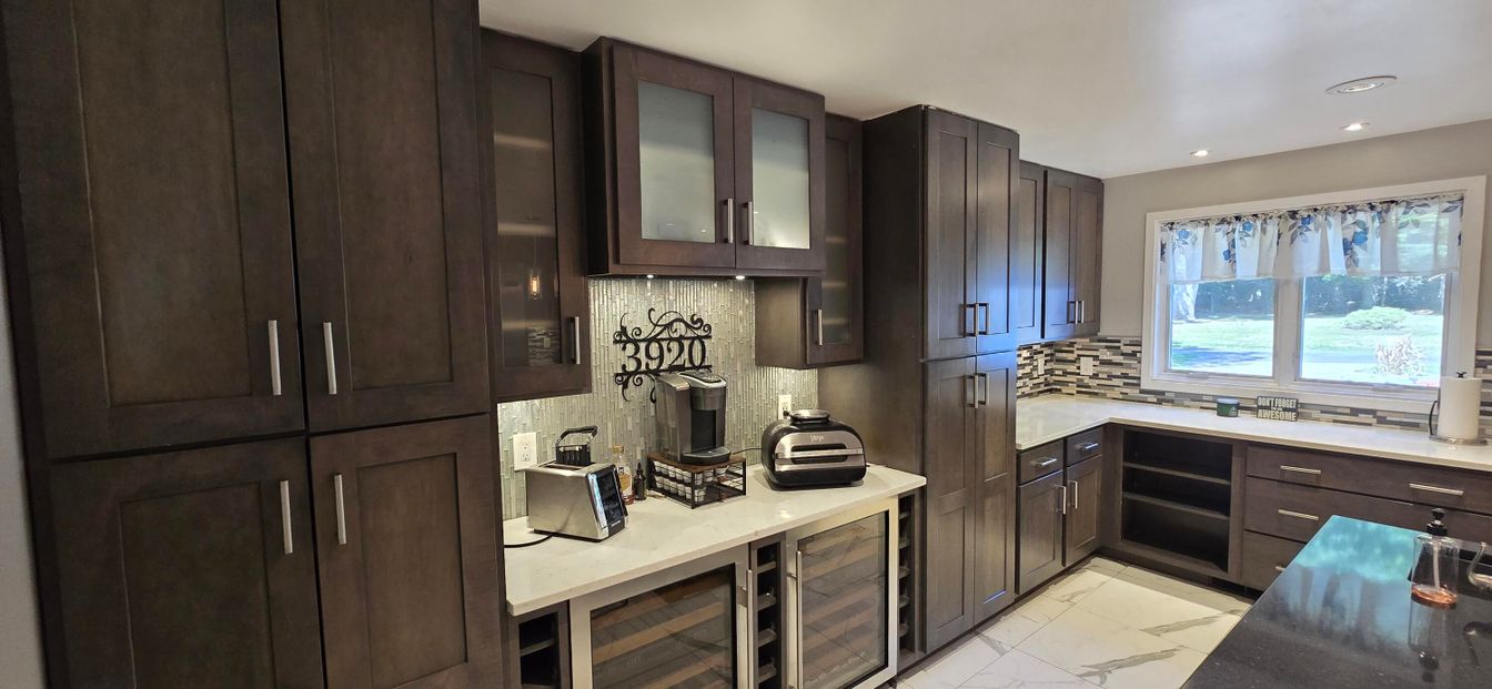 Interior, Kitchen, Marble, Recessed Lighting
