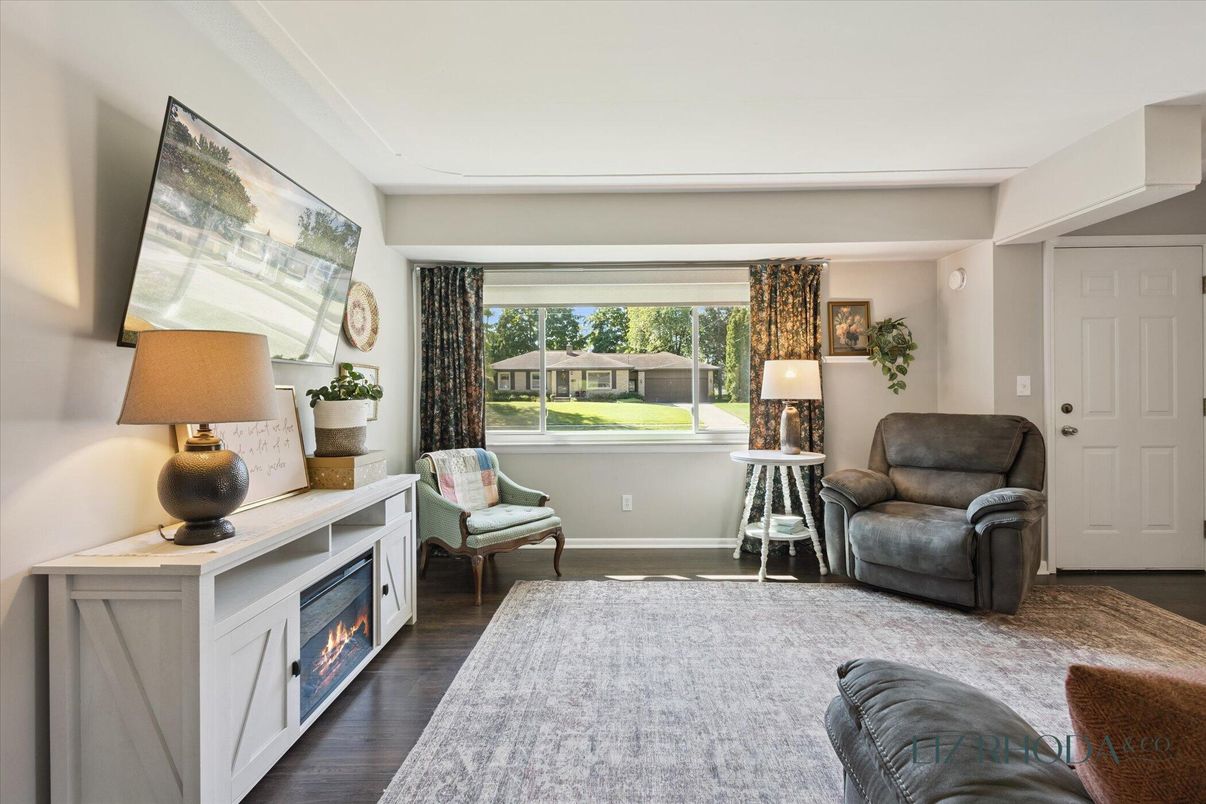 Fireplace, Interior, Wood Texture Flooring