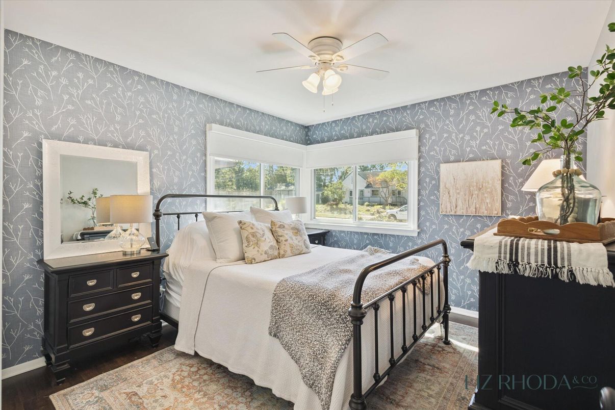 Bedroom, Interior, Wood Texture Flooring