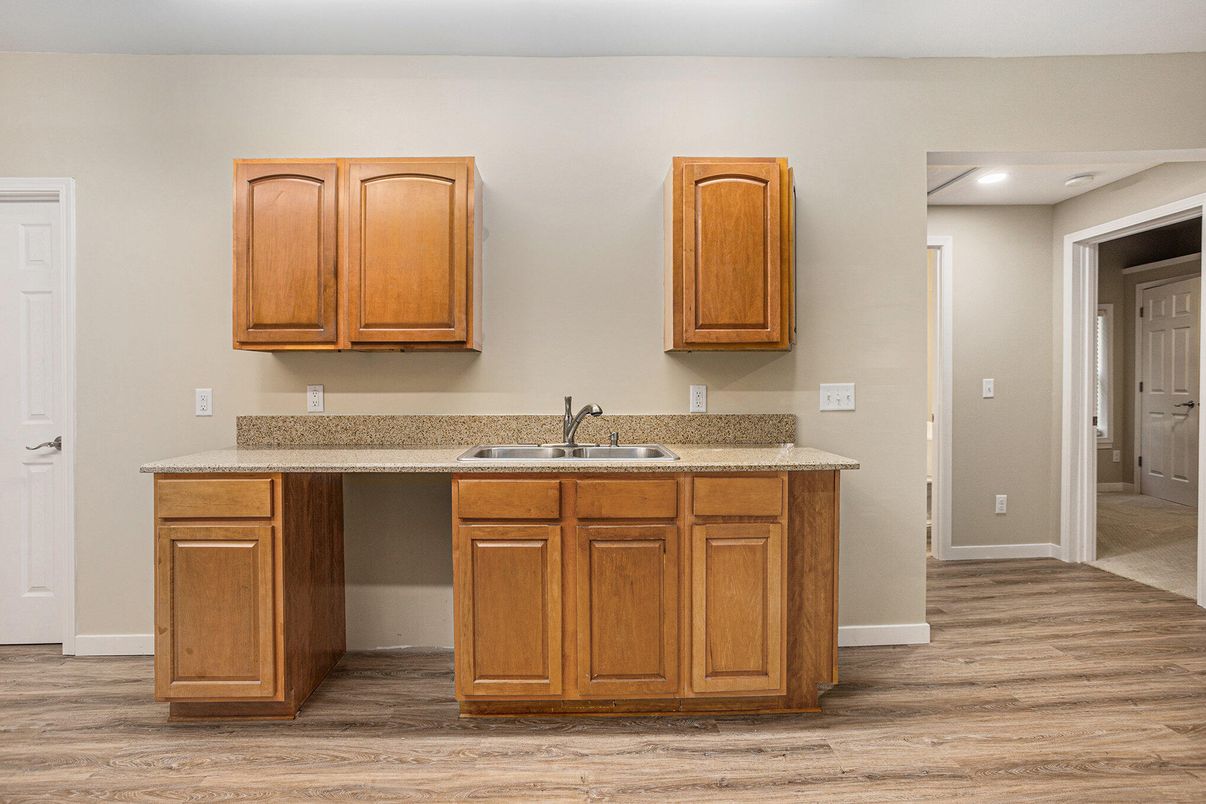 Interior, Recessed Lighting, Wood Texture Flooring