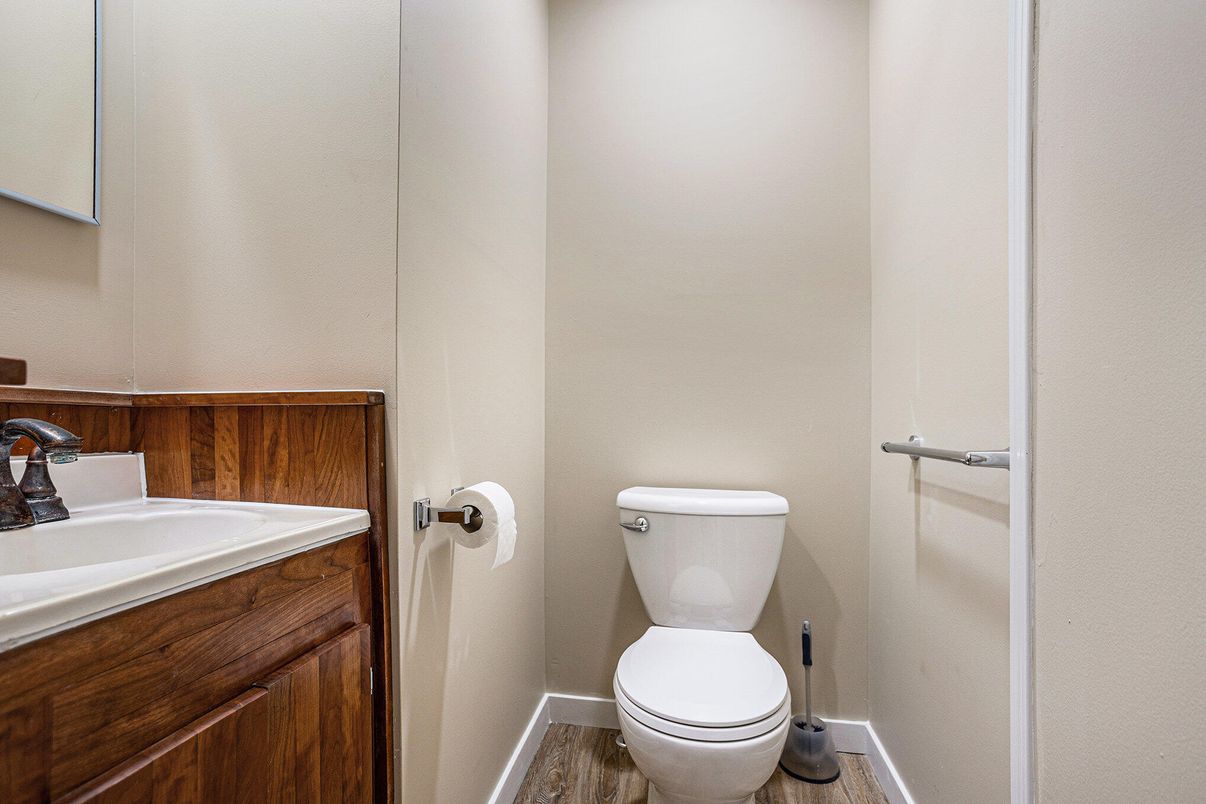Bathroom, Interior, Wood Texture Flooring