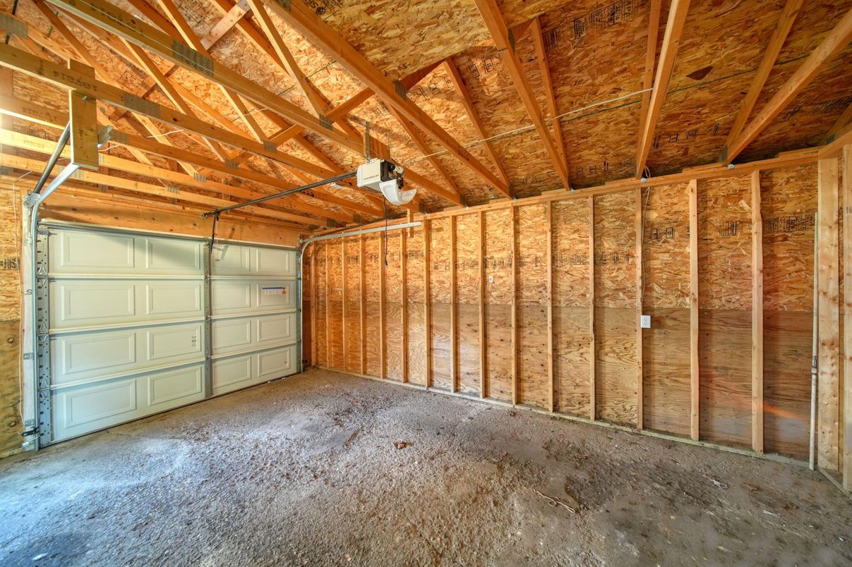Garage, Interior, Wooden Beams, Wooden Ceilings, Wooden Walls