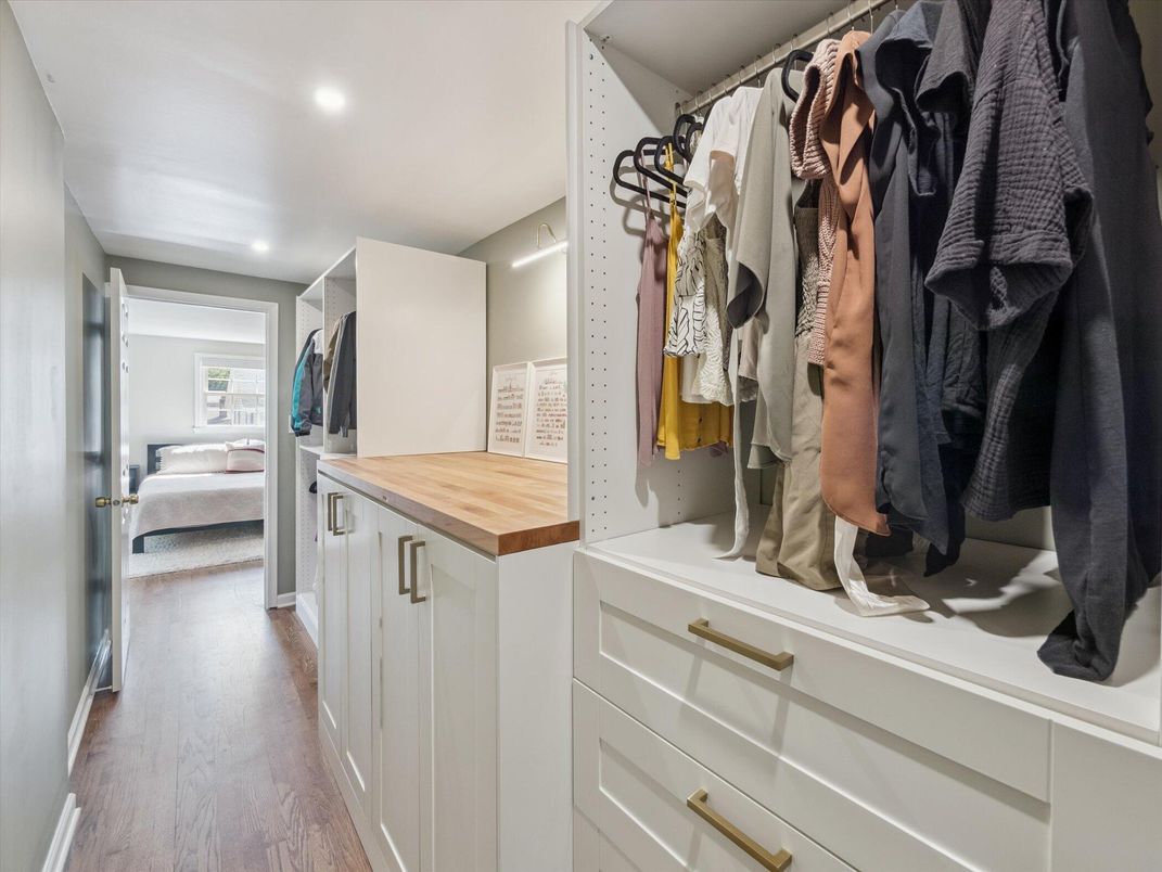 Interior, Recessed Lighting, Walk-in Closets, Wood Texture Flooring