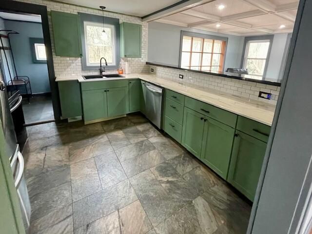 Interior, Kitchen, Pendant Lights, Recessed Lighting