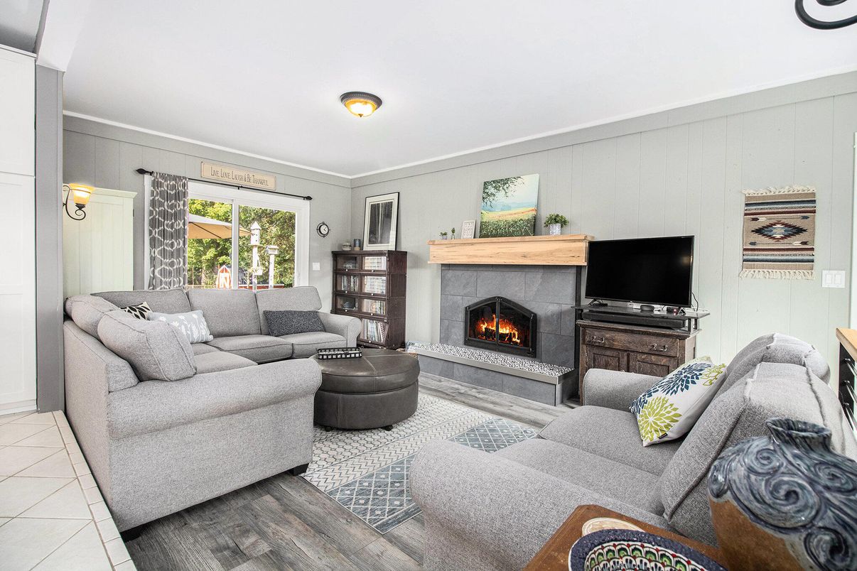 Fireplace, Interior, Living room, Wood Texture Flooring