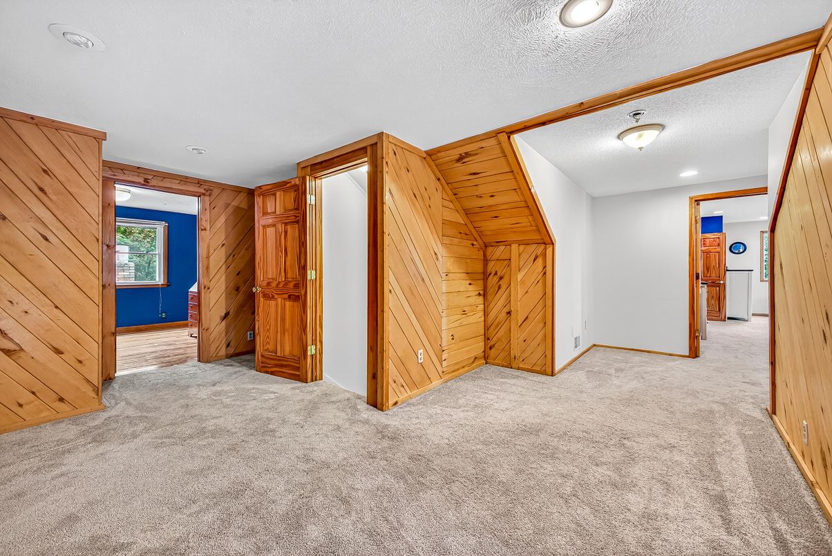 Empty room, Interior, Wooden Walls