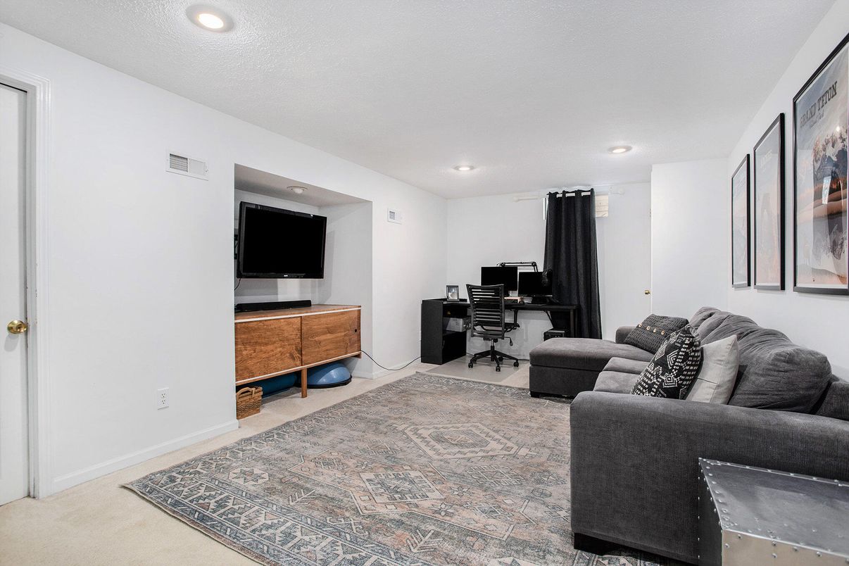 Home Office, Interior, Living room, Recessed Lighting