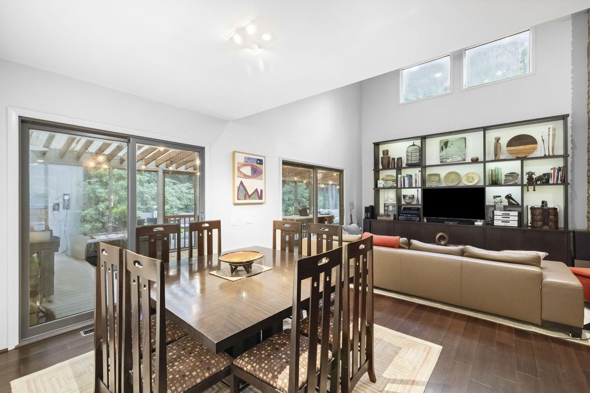 Dining room, Interior, Living room, Wood Texture Flooring