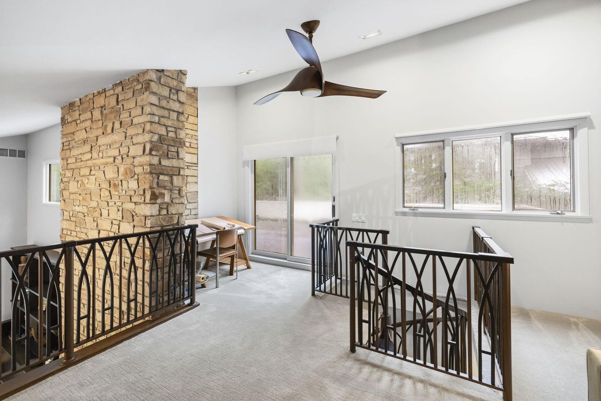 Interior, Recessed Lighting, Stone Walls