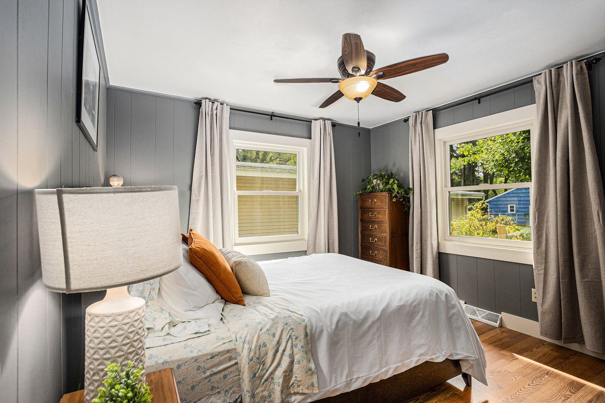 Bedroom, Interior, Wood Texture Flooring