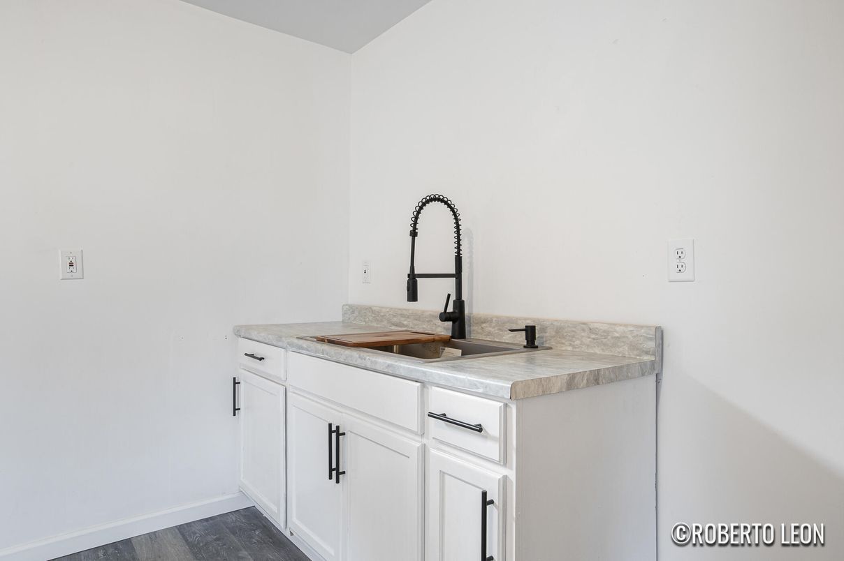 Bathroom, Dual Sink Vanities, Interior, Tile Countertops, Wood Texture Flooring