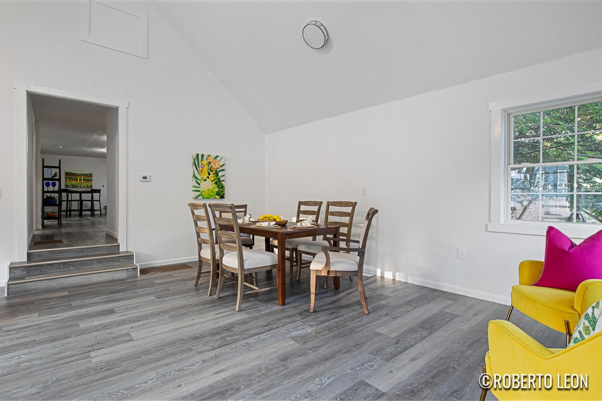 Dining room, Interior, Wood Texture Flooring
