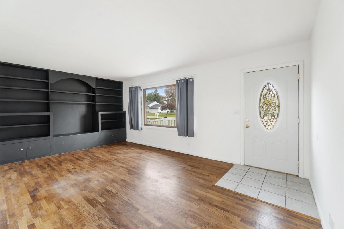 Empty room, Interior, Wood Texture Flooring