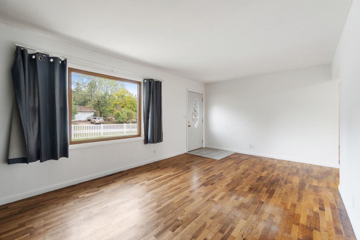 Empty room, Interior, Wood Texture Flooring