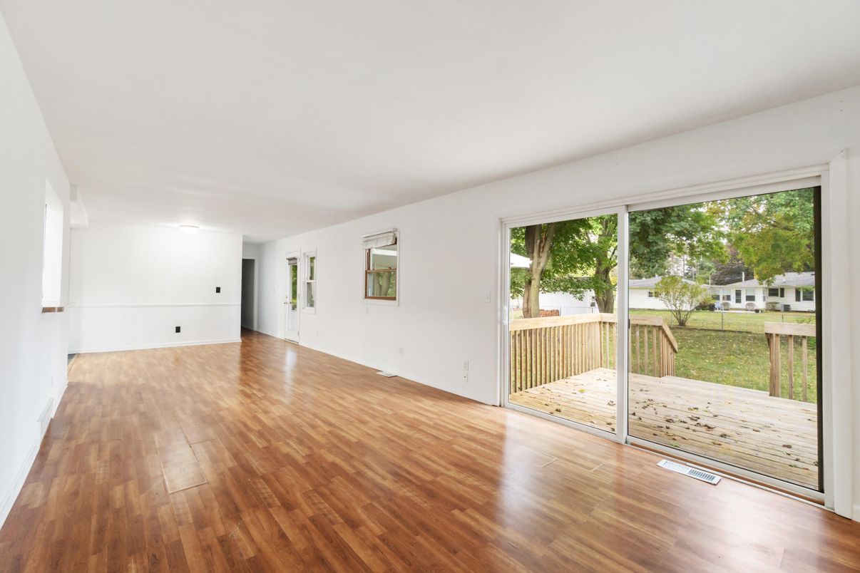 Empty room, Interior, Wood Texture Flooring