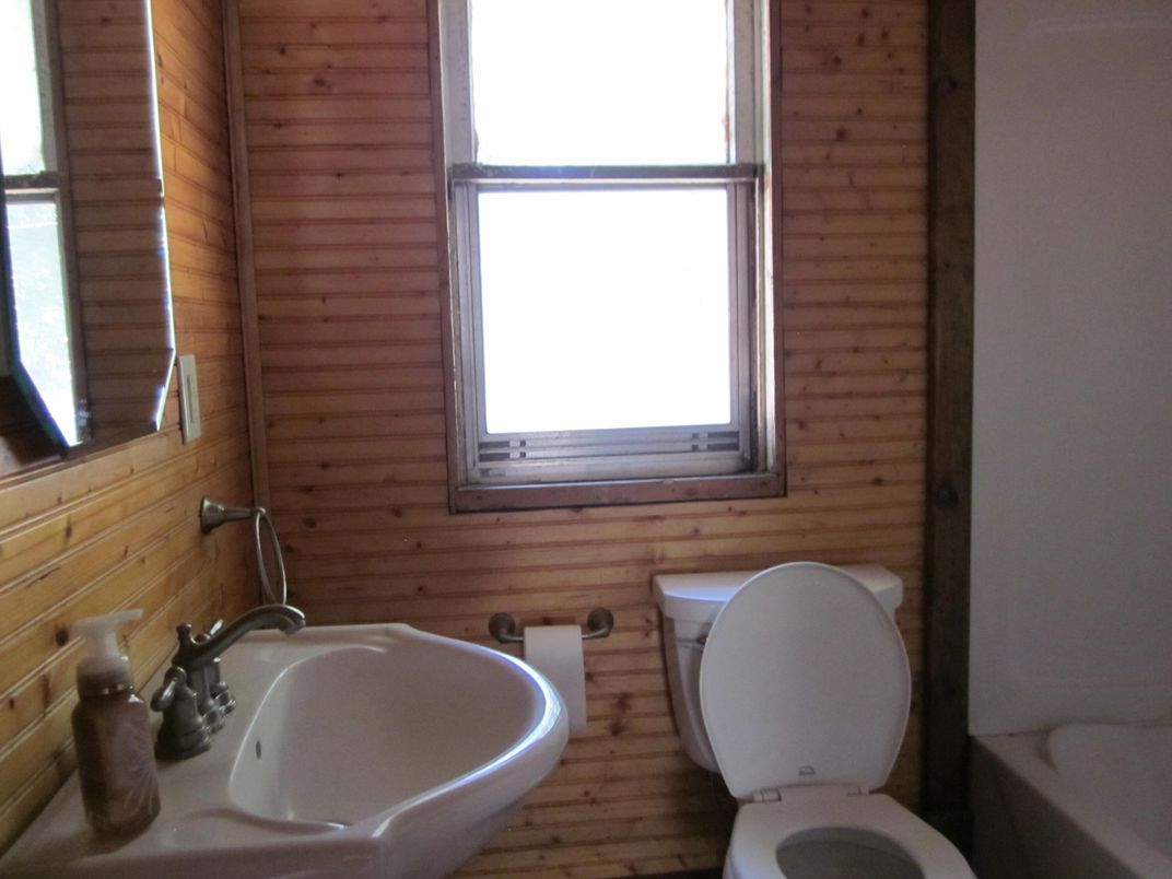 Bathroom, Interior, Wooden Walls