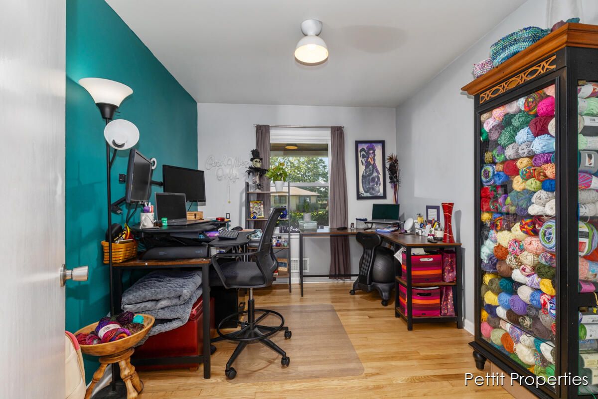 Home Office, Interior, Wood Texture Flooring