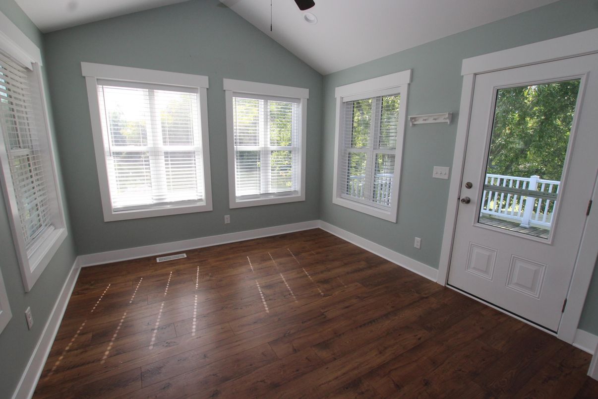 Empty room, Interior, Wood Texture Flooring