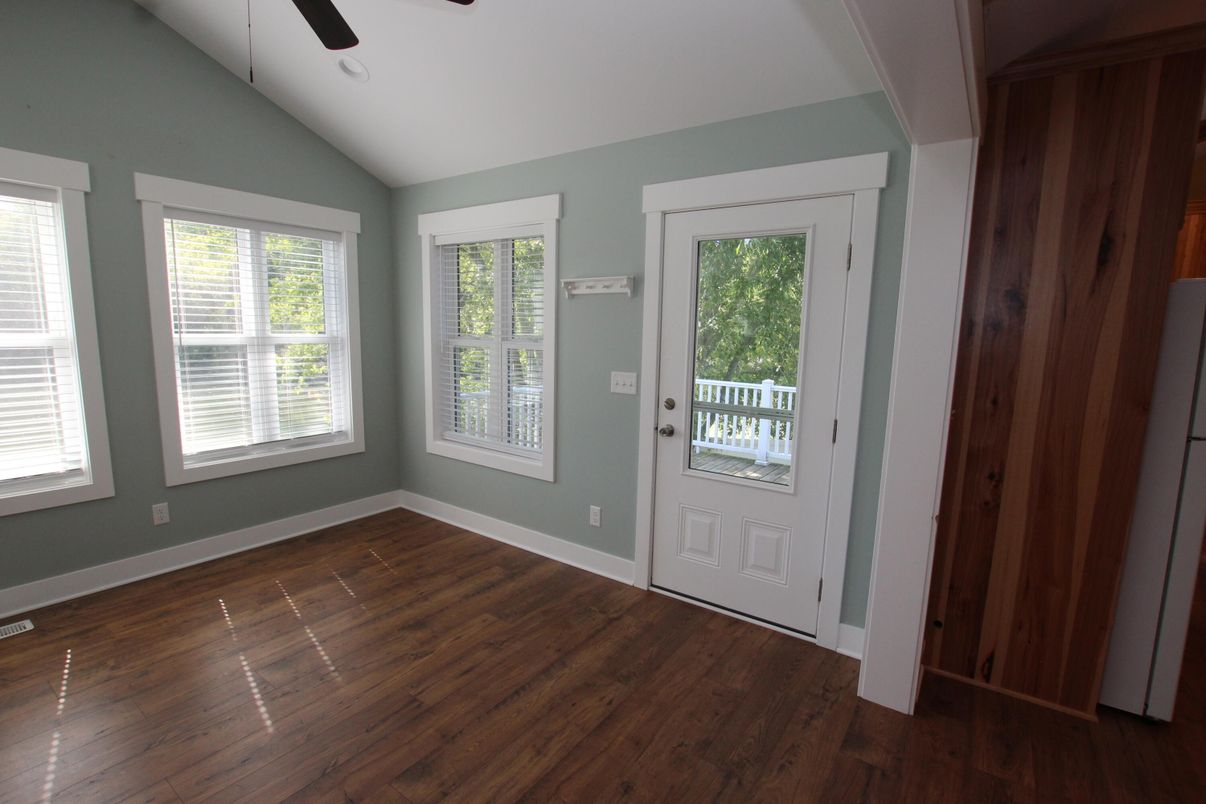 Empty room, Interior, Wood Texture Flooring