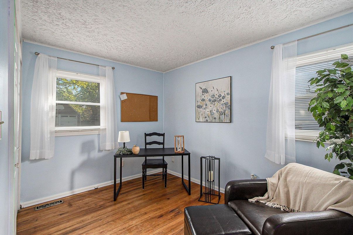 Home Office, Interior, Wood Texture Flooring