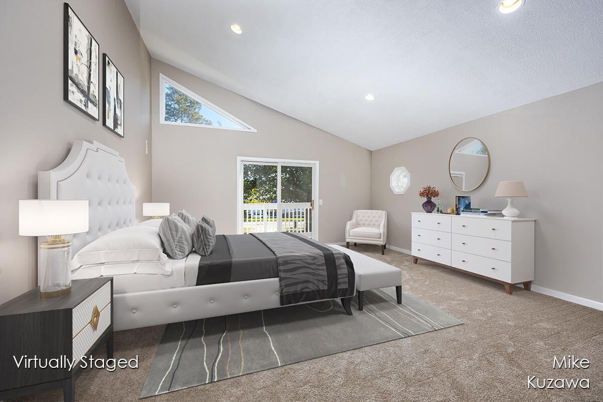 Bedroom, Interior, Recessed Lighting