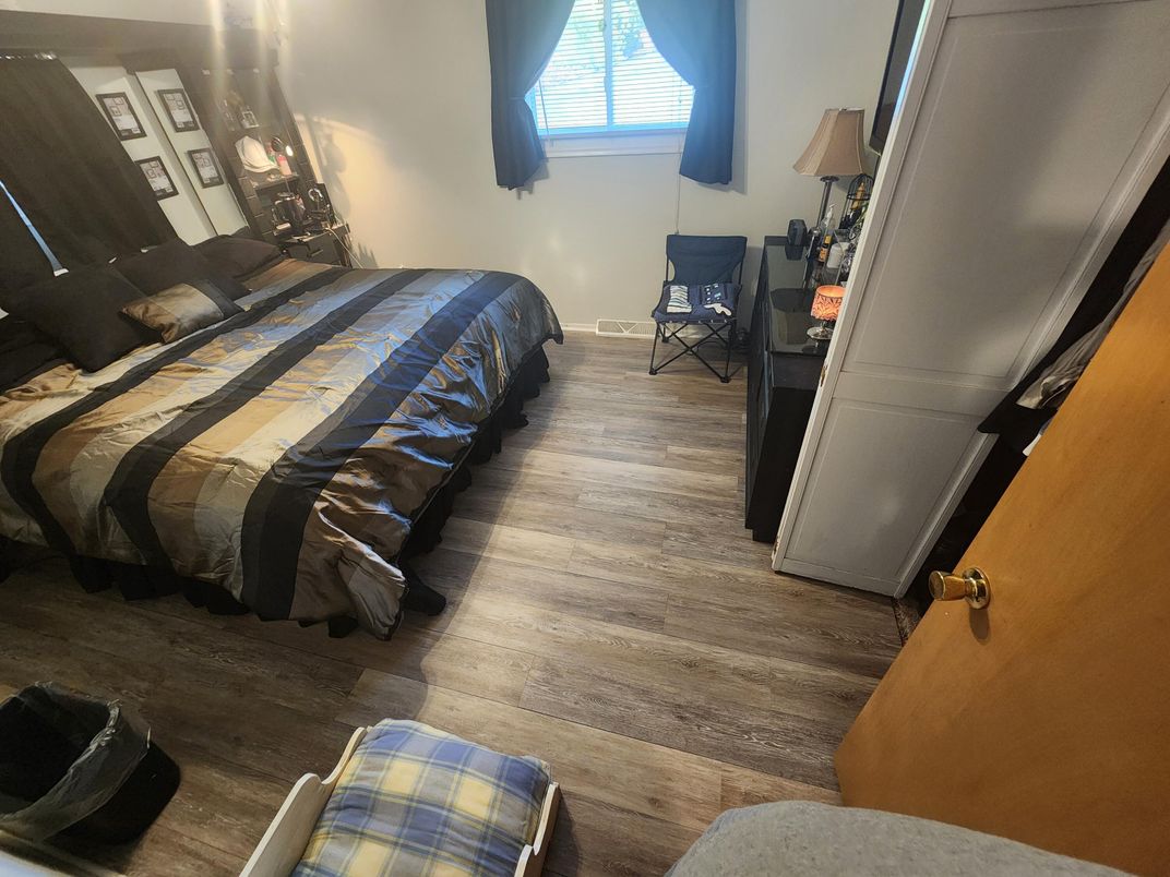 Bedroom, Interior, Wood Texture Flooring
