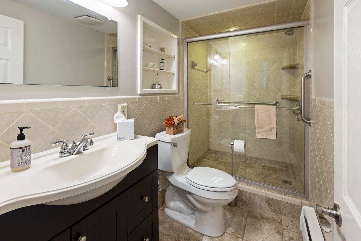 Bathroom, Glass Shower, Interior