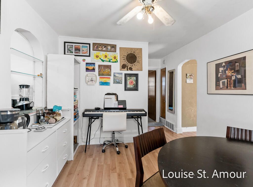 Home Office, Interior, Wood Texture Flooring
