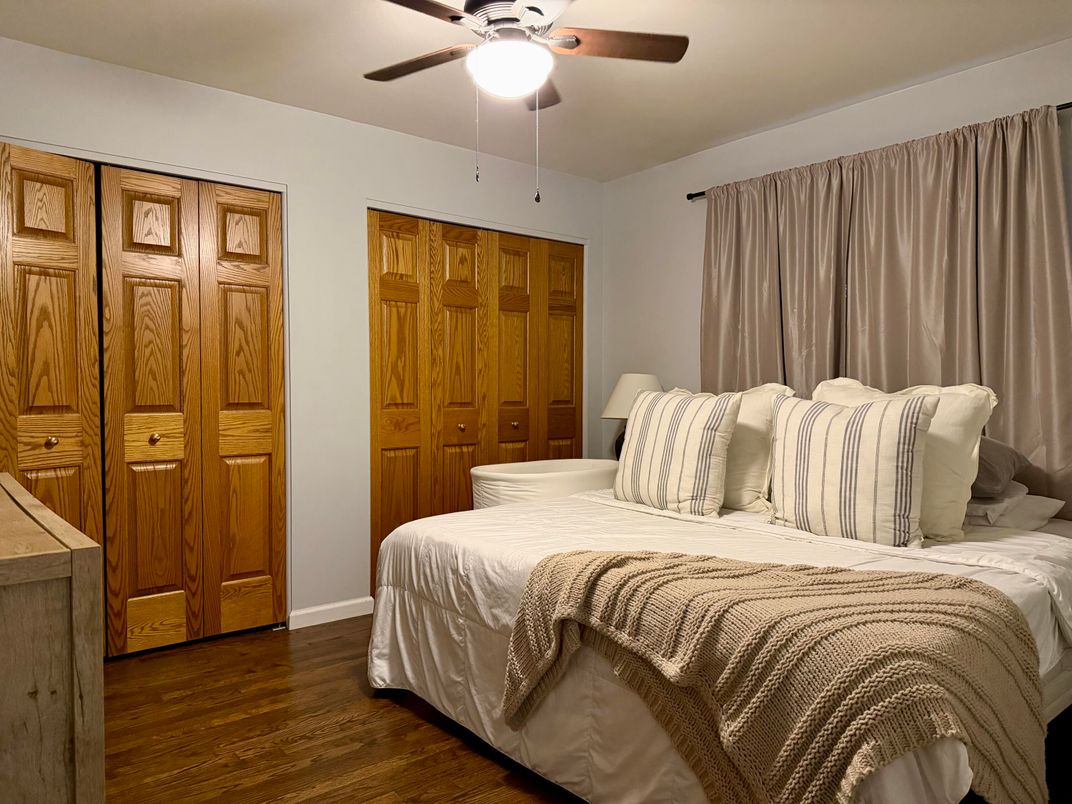Bedroom, Interior, Wood Texture Flooring