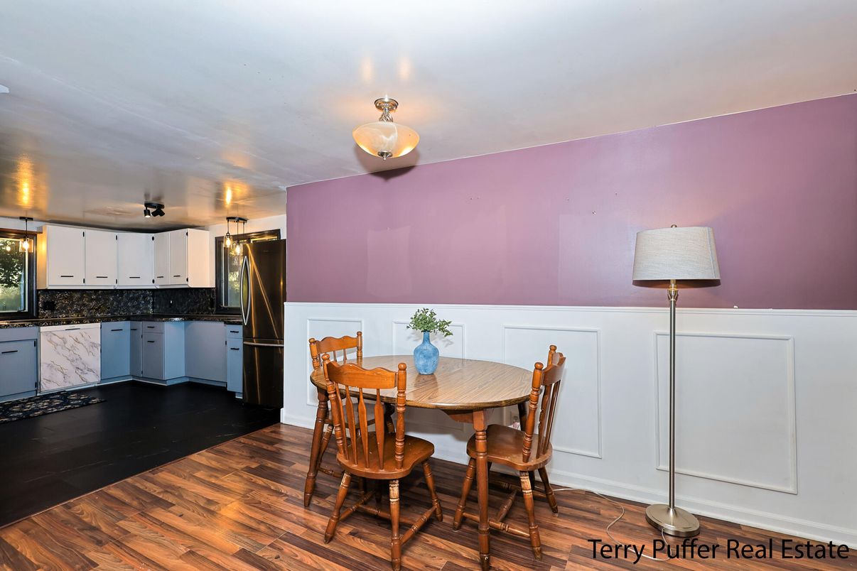 Dining room, Interior, Kitchen, Wood Texture Flooring
