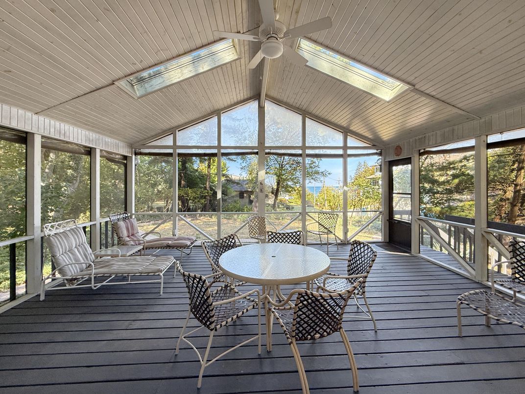 Interior, Sun Room, Wood Texture Flooring