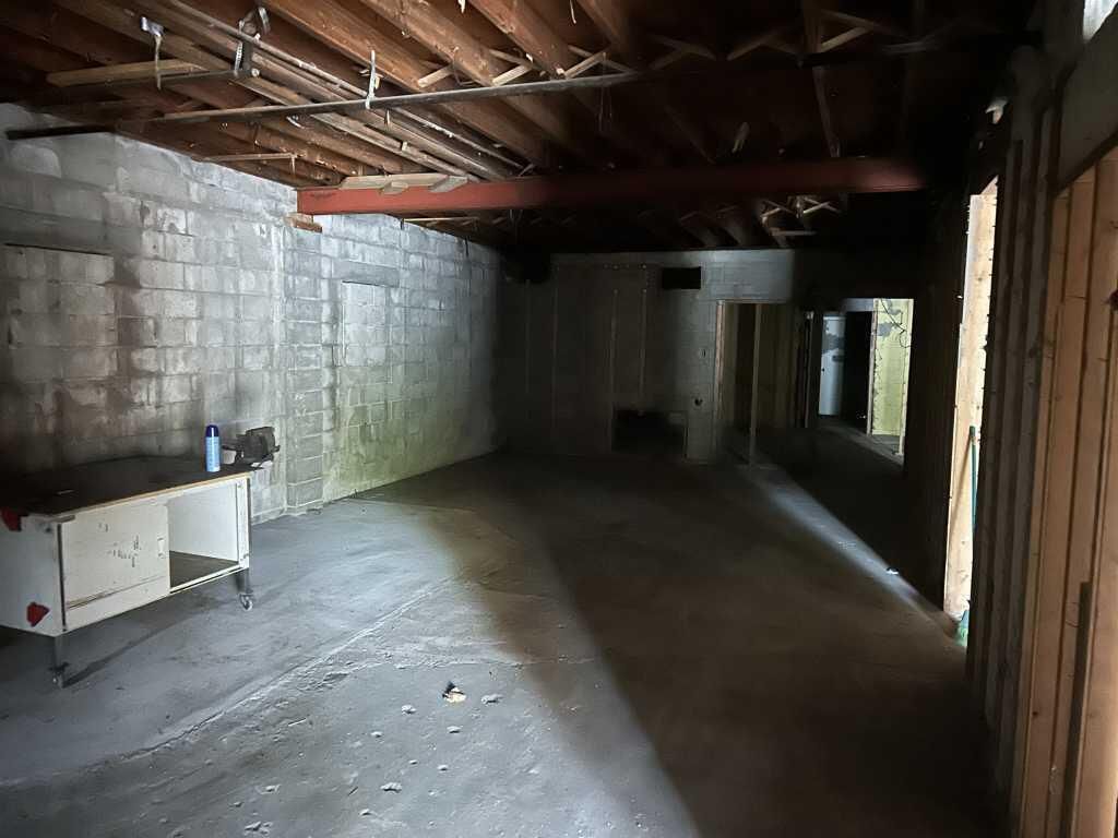 Interior, Stone Walls, Wooden Beams