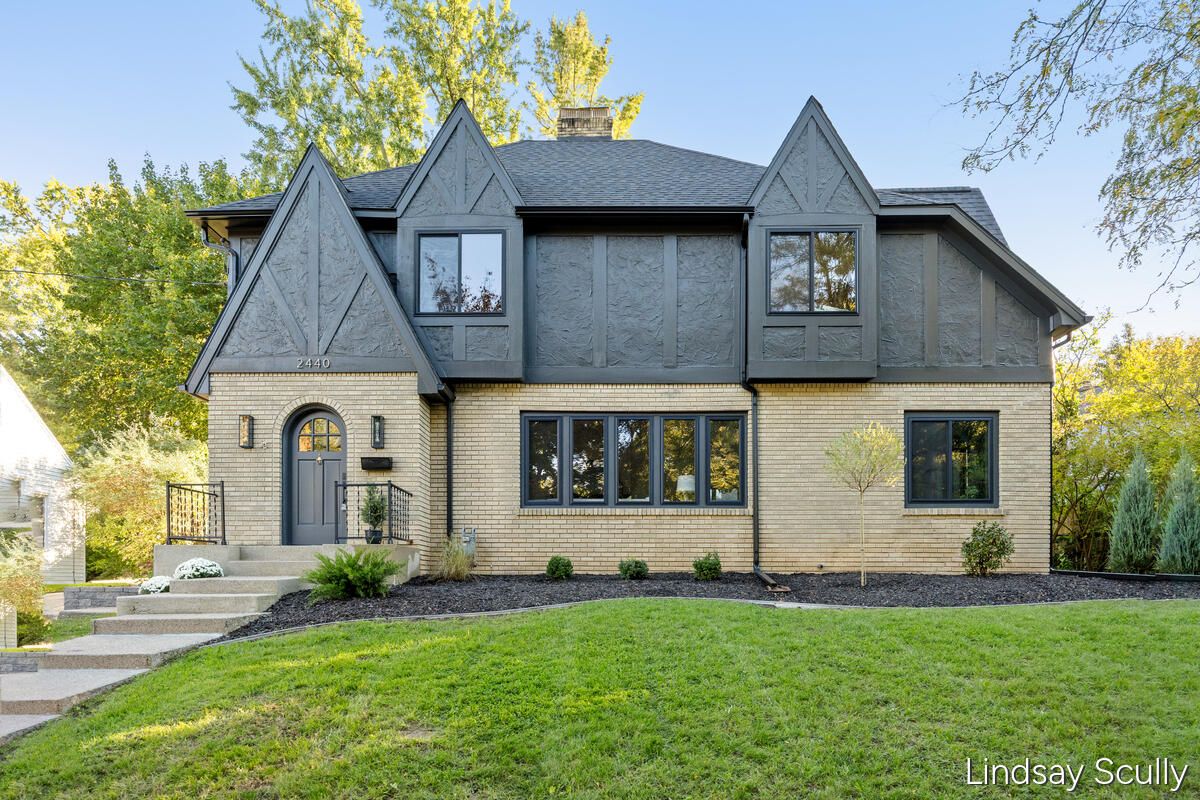 Exterior, Facade, Brick Facade, Tudor Revival