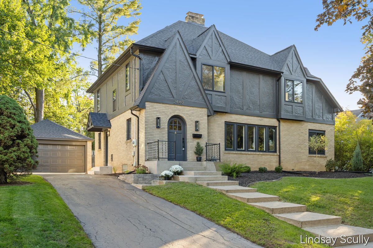 Detached Garage, Exterior, Facade, Tudor Revival