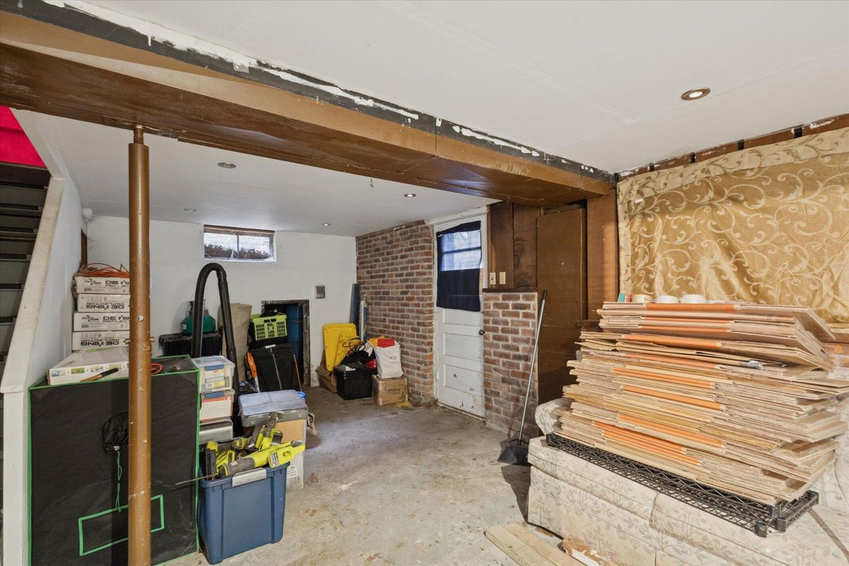 Interior, Recessed Lighting, Stone Walls
