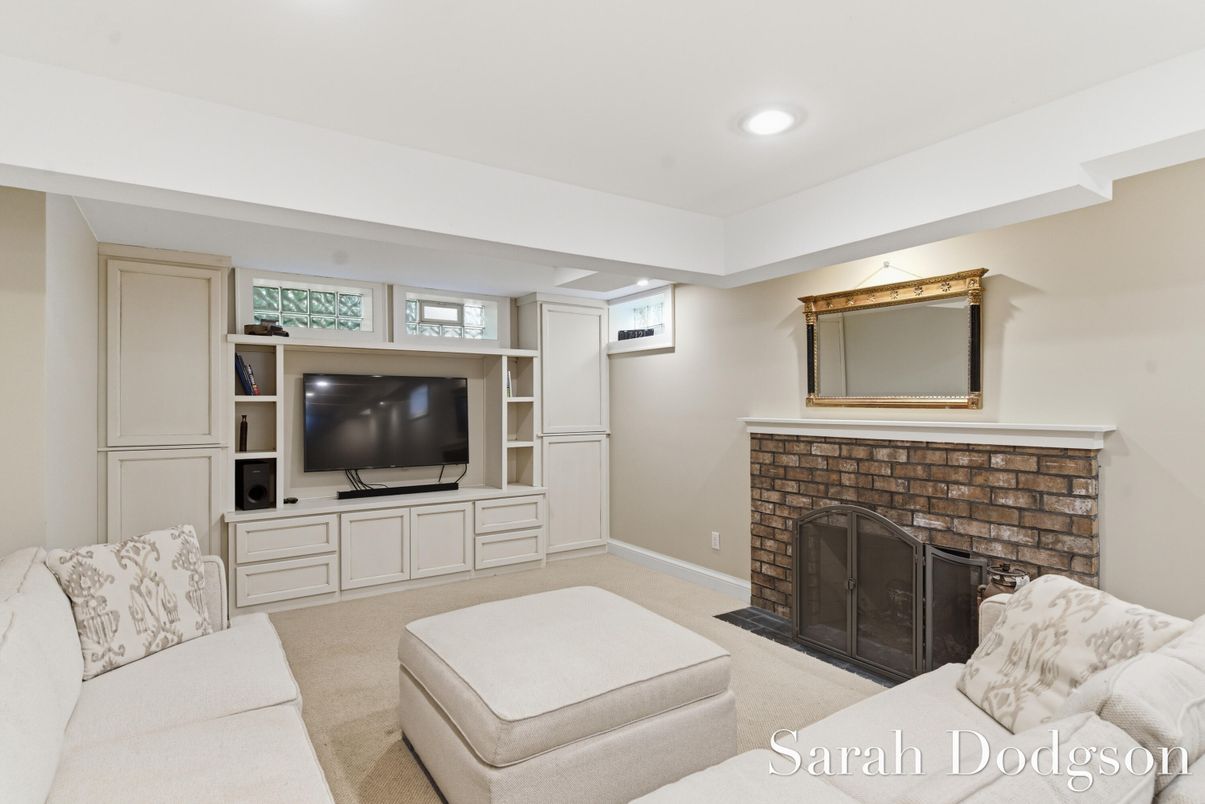 Fireplace, Interior, Living room, Recessed Lighting