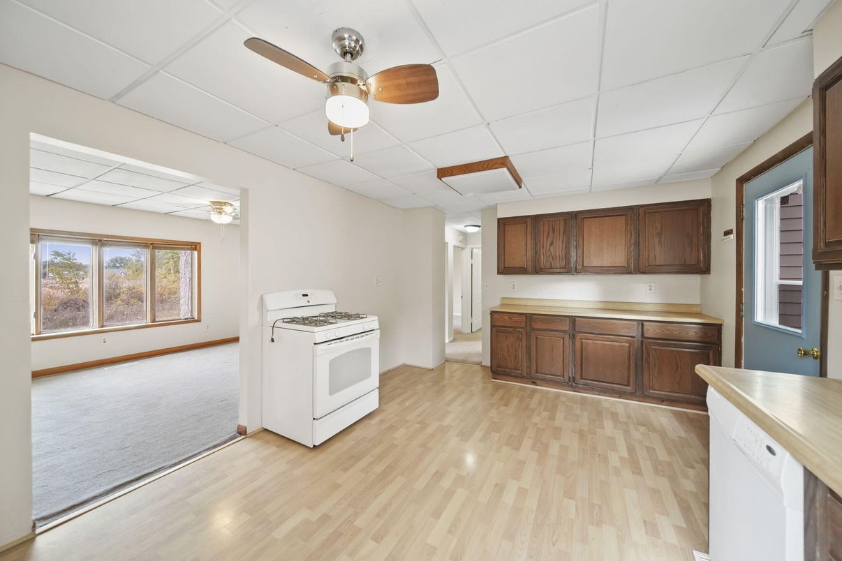 Interior, Kitchen, Wood Texture Flooring