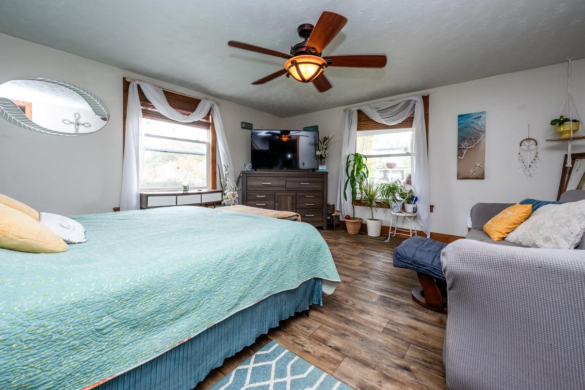 Bedroom, Interior, Wood Texture Flooring