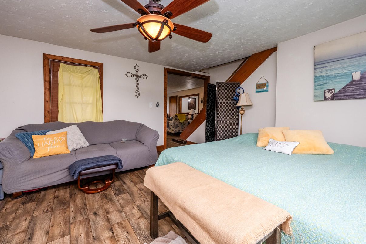 Bedroom, Interior, Wood Texture Flooring