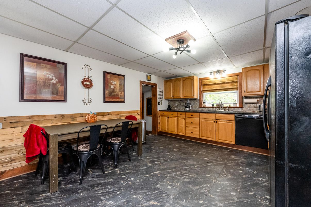 Dining room, Interior, Kitchen